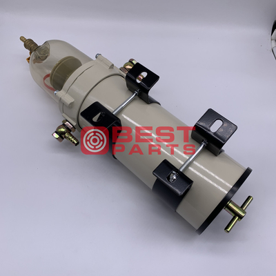 Excavator Spare Parts Diesel Fuel Water Oil Separator Filter Assembly With Switch 1000FG
