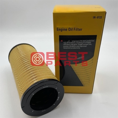 Construction Excavator Oil Filter Element 1R-0722 P555461 1R0722