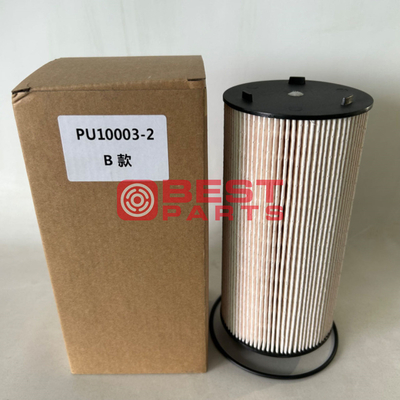 100% Professional Tested Engine Fuel Filter PU10003-2X PU10003-2 1865227 KN70346 for Construction Machinery