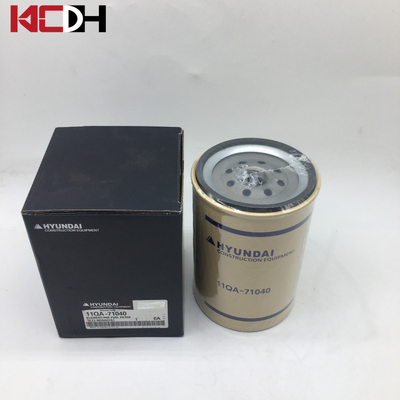 Hyundai Excavator Engine Parts Fuel Water Separator Diesel Filter 11QA-71040