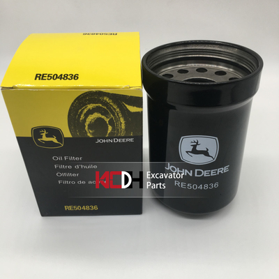 John Deere Excavator Engine Parts Oil Filter Element RE504836 is suitable for tractors
