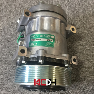 Sanden Type SD7H15 372-9493 OEM Excavator Parts For AC Compressor Universal
