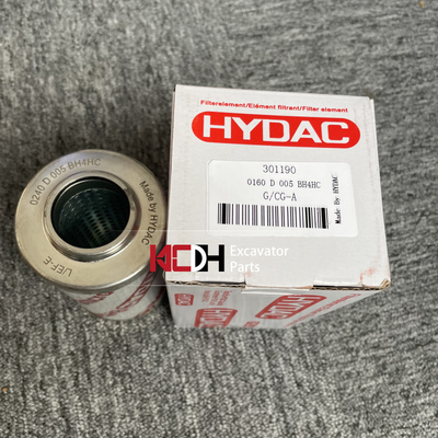 ISO9001 Excavator Hydraulic Filter Element 0160 D 005 BH4HC