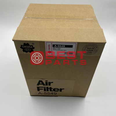 Machinery  Spare Parts Excavator Air Filter A-5549 AF25125M For SAKURA K2833PU K2833