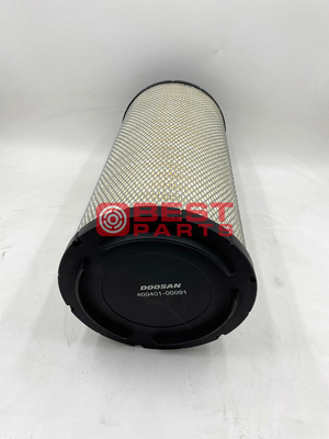 Excavator Engine Outer Air Filter 400401-00091 For Doosan