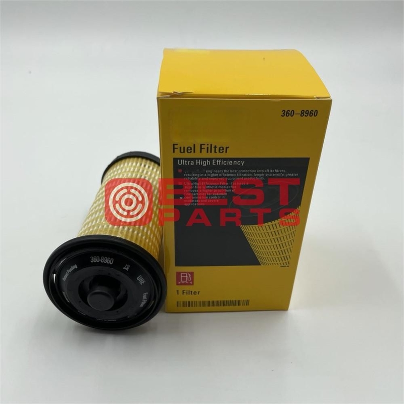 Excavator Bulldozer Engine Parts Diesel Fuel Filter Element 360-8960