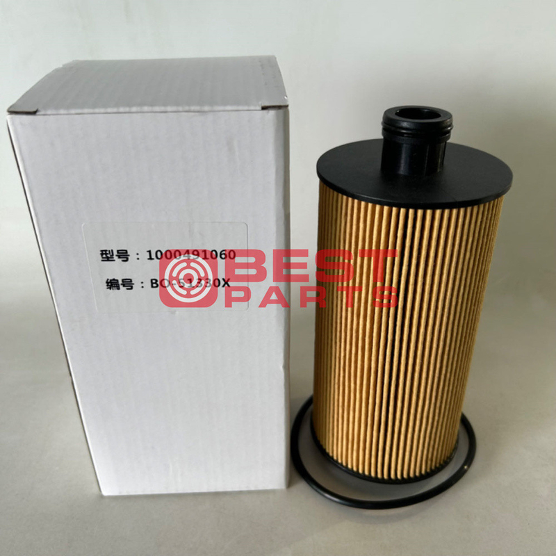 1000491060 Oil Paper Filter Element Suitable for Faw Liberation J6f Tiger VN Weichai Wp2.3nwp3n