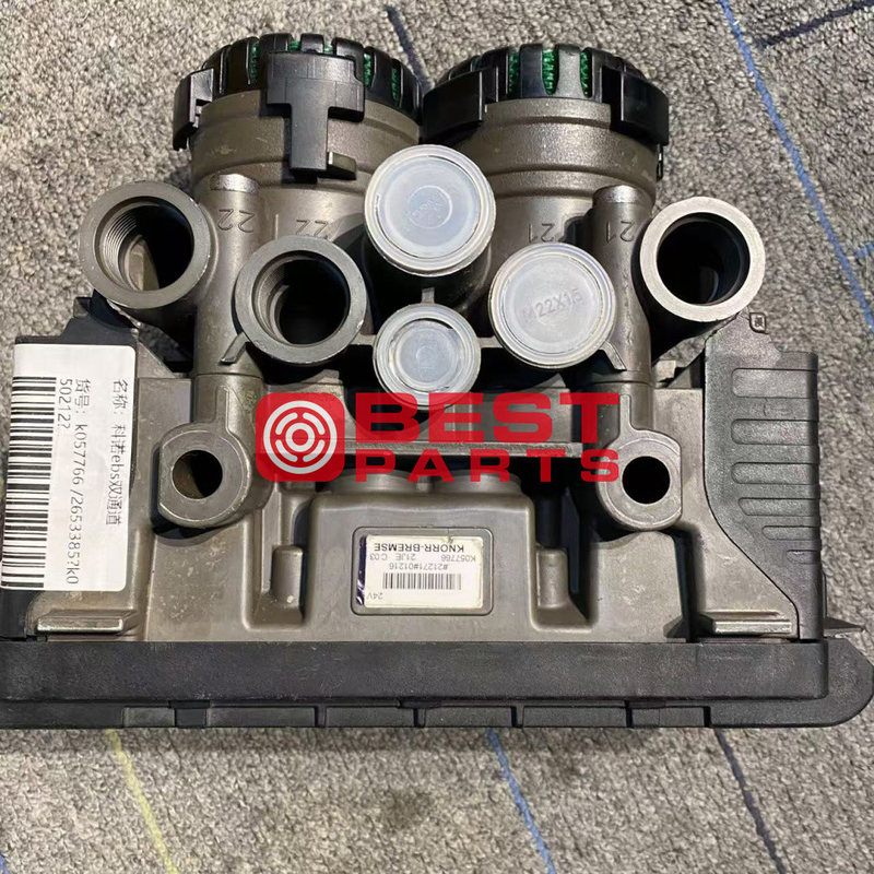 High Performance Spare Parts Knorr Solenoid Valve K057766 EBS Dual Channel Module For Volvo Scania Truck Parts