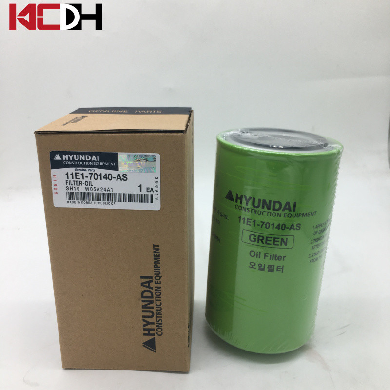 Hyundai Excavator Diesel Engine Parts Oil Filter 11E1-70140-AS