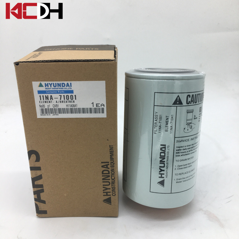 Hyundai Excavator Parts Diesel Engine Fuel Filter 11NA-71001 For Generator Set