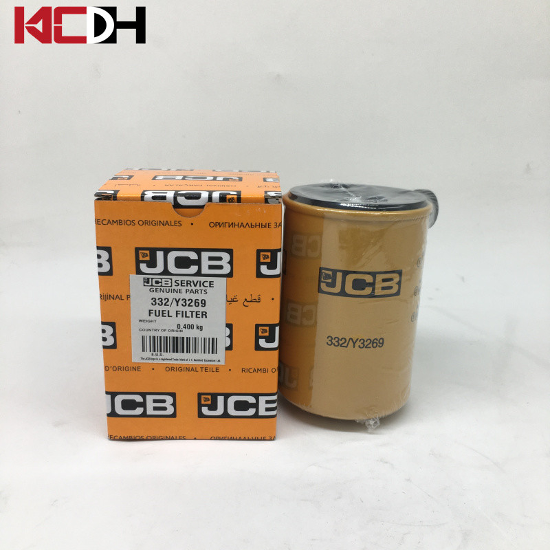 Jcb Excavator Engine Parts Fuel Filter Diesel Filter Element 332-Y3269