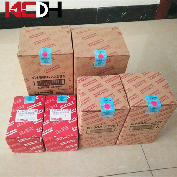 Hino Excavator Engine Spare Parts Oil Filter Element S1560-72281