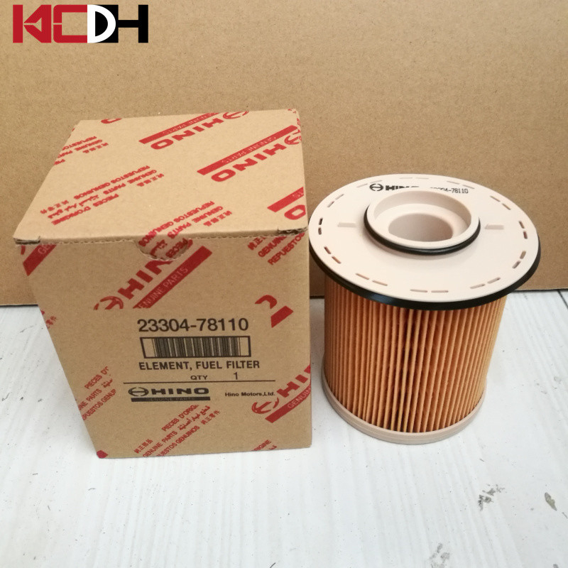 Hino Excavator Engine Parts Diesel Filter Fuel Filter 23304-78110