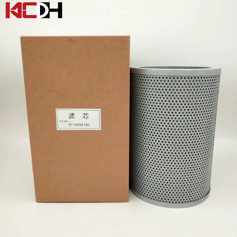 Excavator Loader Parts Leemin Hydraulic Oil Filter Element IX-1000X180