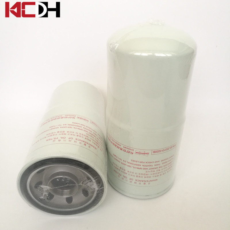 Doosan Excavator Engine Parts Hydraulic Lub Oil Filter 65.05510-5020B