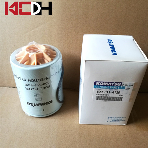 Komatsu Excavator Engine Parts Fuel Filter Element PC70-8/60-8 600-311-4120
