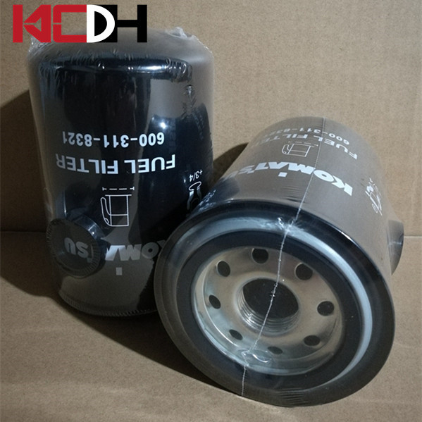 Komatsu Excavator Engine Spare Parts Diesel Filter Fuel Filter 600-311-8321