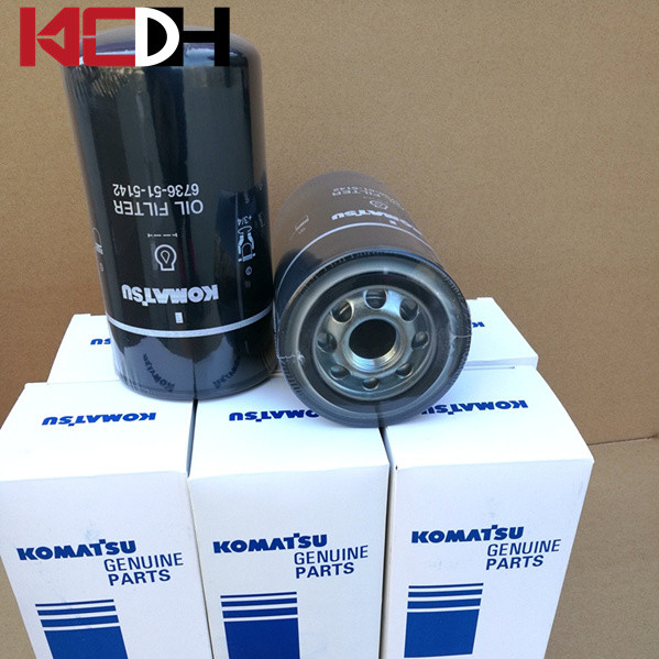 Komatsu Excavator Engine Spare Parts Spin-on Oil Filter Element 6736-51-5142