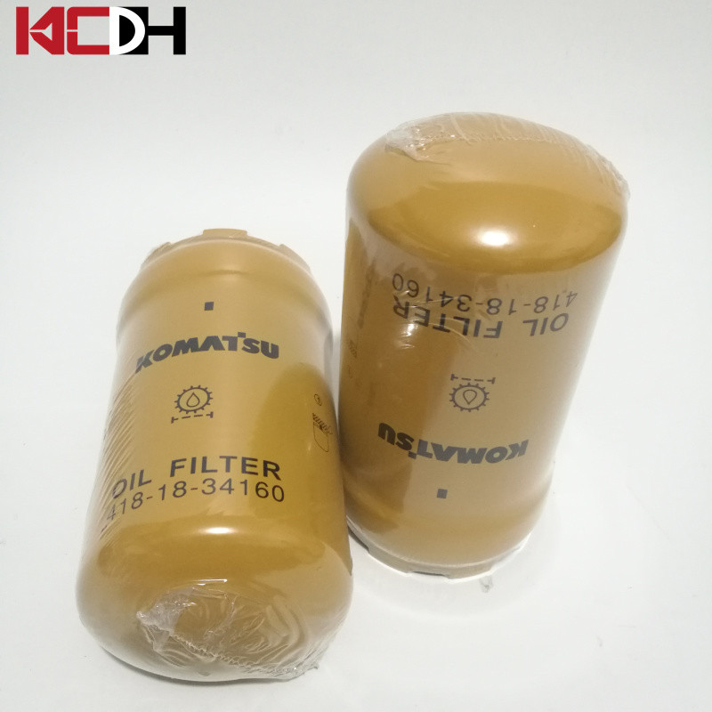 Komatsu Loader Engine Parts Hydraulic Oil Filter 418-18-34160