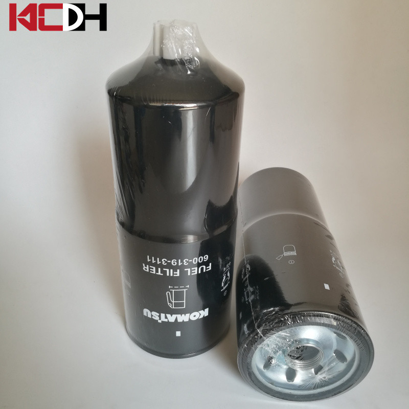 Komatsu Excavator Engine Spare Parts Fuel Filter 600-319-3111