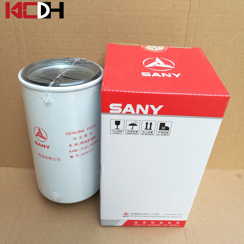 Sany Excavator Engine Parts Fuel Filter Diesel Filter Element 60282117