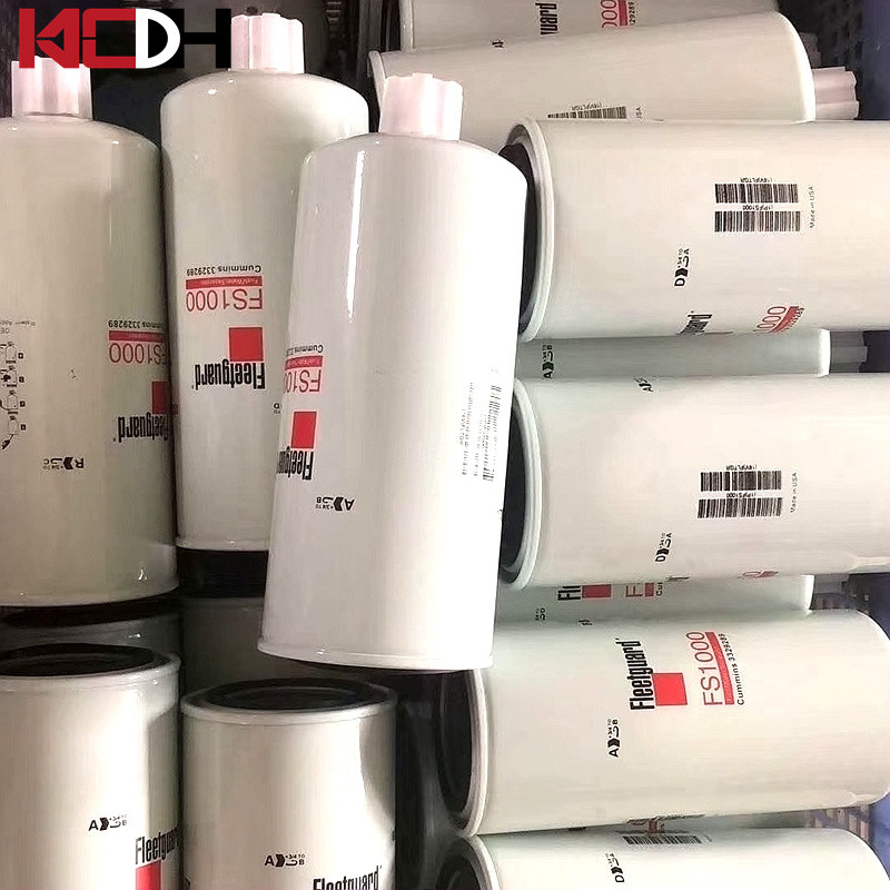 Excavator Engine Spare Parts Fleetguare Diesel Element Fuel Filter Fs1000