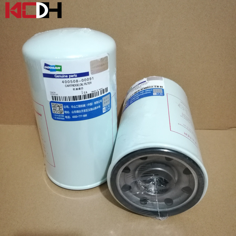 Doosan DX215-9C 225-9C Excavator Engine Parts Lube Oil Filter 400508-00091