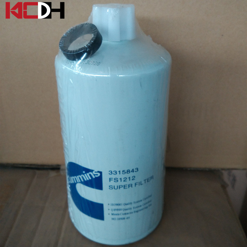 Cummins Excavator Diesel Engine Parts Fuel Filter FS1212 3315843
