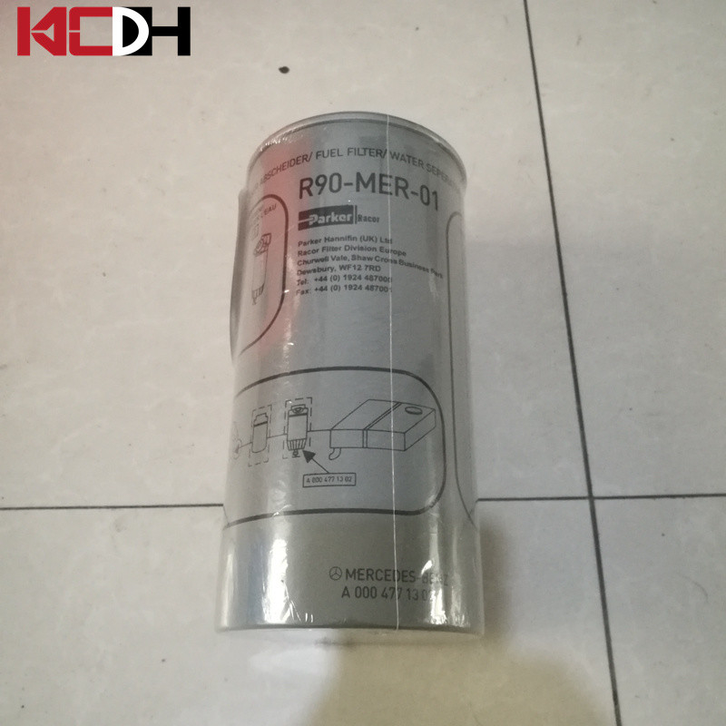Excavator Engine Spare Parts Fuel Water Separator Filter element R90-Mer-01