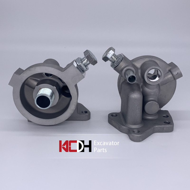  312D 320C 323D excavator parts 1R-0739 oil filter 1R0739 four-hole aluminum base, suitable for air filter assembly