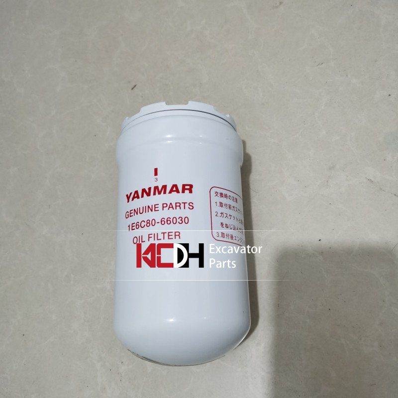 Excavator engine parts hydraulic oil filter element 1E6C80-66030 is suitable for Yanmar
