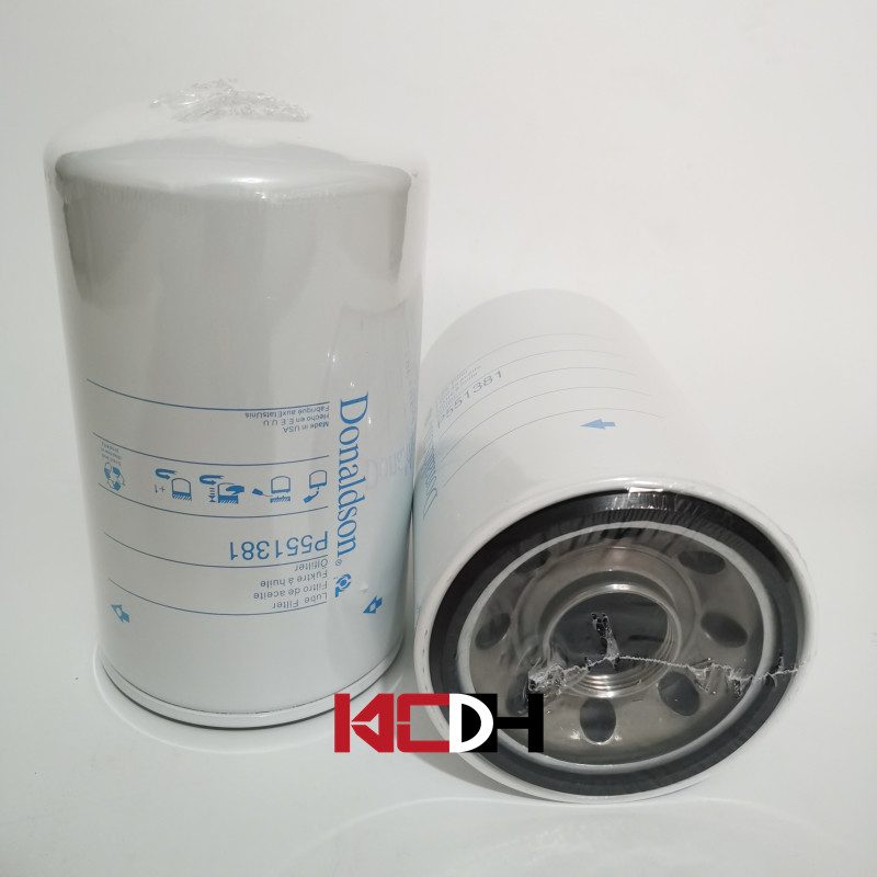 Excavator Engine Parts P551381 Generator Oil Filter Element For Truck