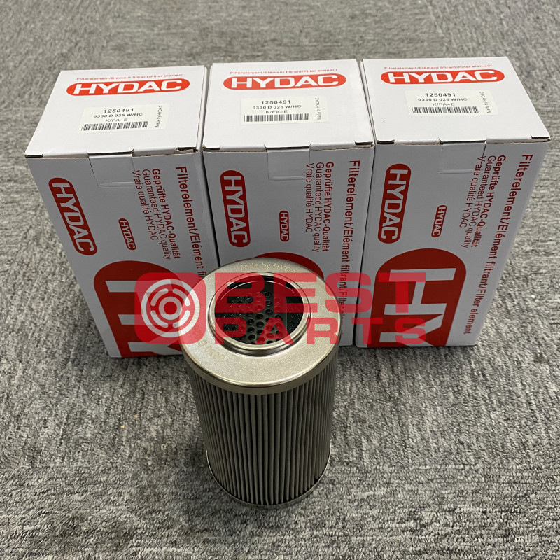 Excavator Engine Parts HYDAC Hydraulic Oil Return Filter Element 0330 D 025 W/HC