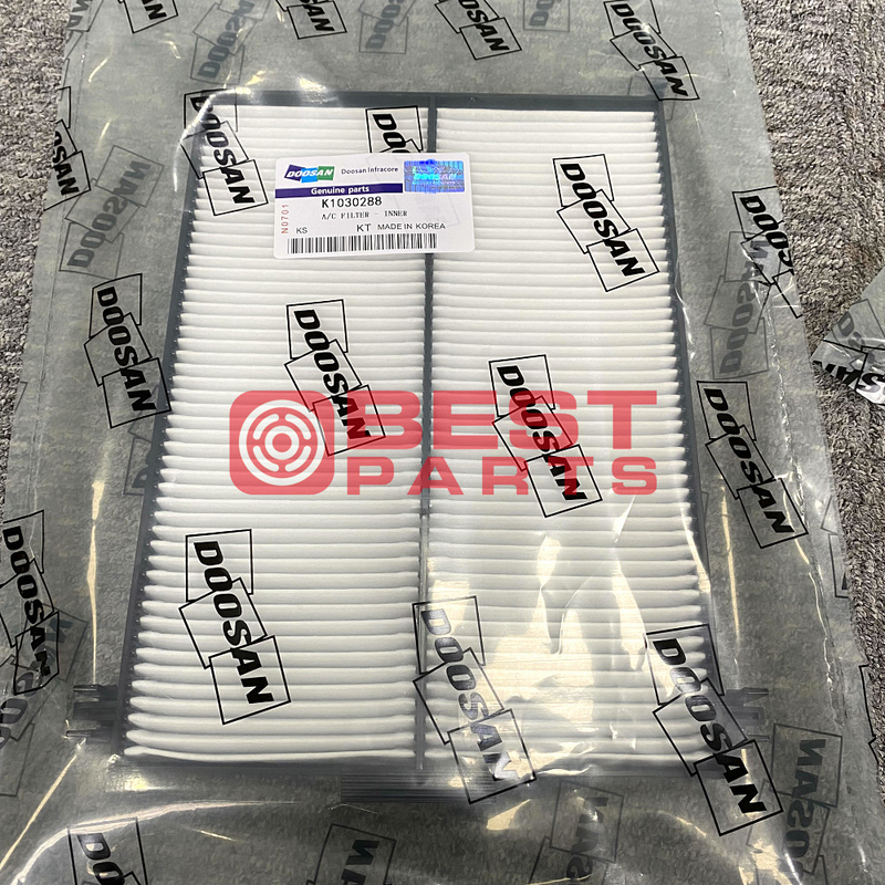Diesel Engine Spare Parts Cabin Air Conditioning Filter K1030288 For DOOSAN DX215-9