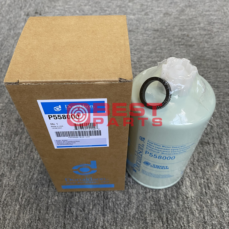 Excavator Parts Oil Water Separator Spin On Filter P558000 For 